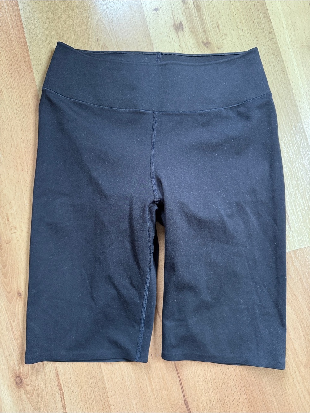 Uniqlo AIRism Black High-Rise Bike Shorts